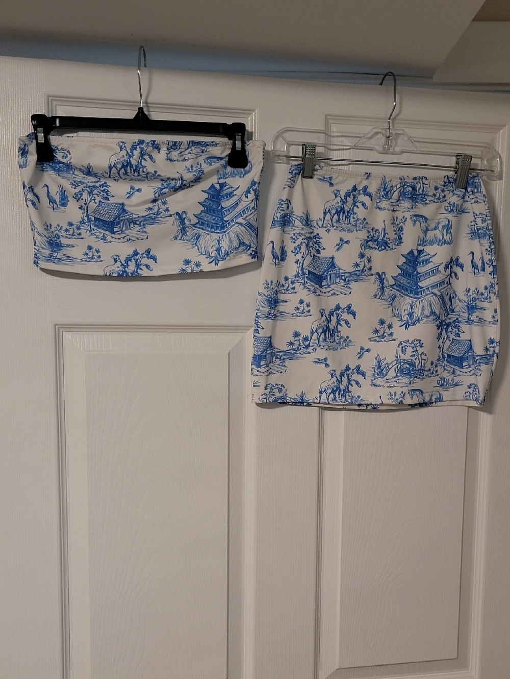 3 For $20 Blue & White Toile Print Women’s Skirt
